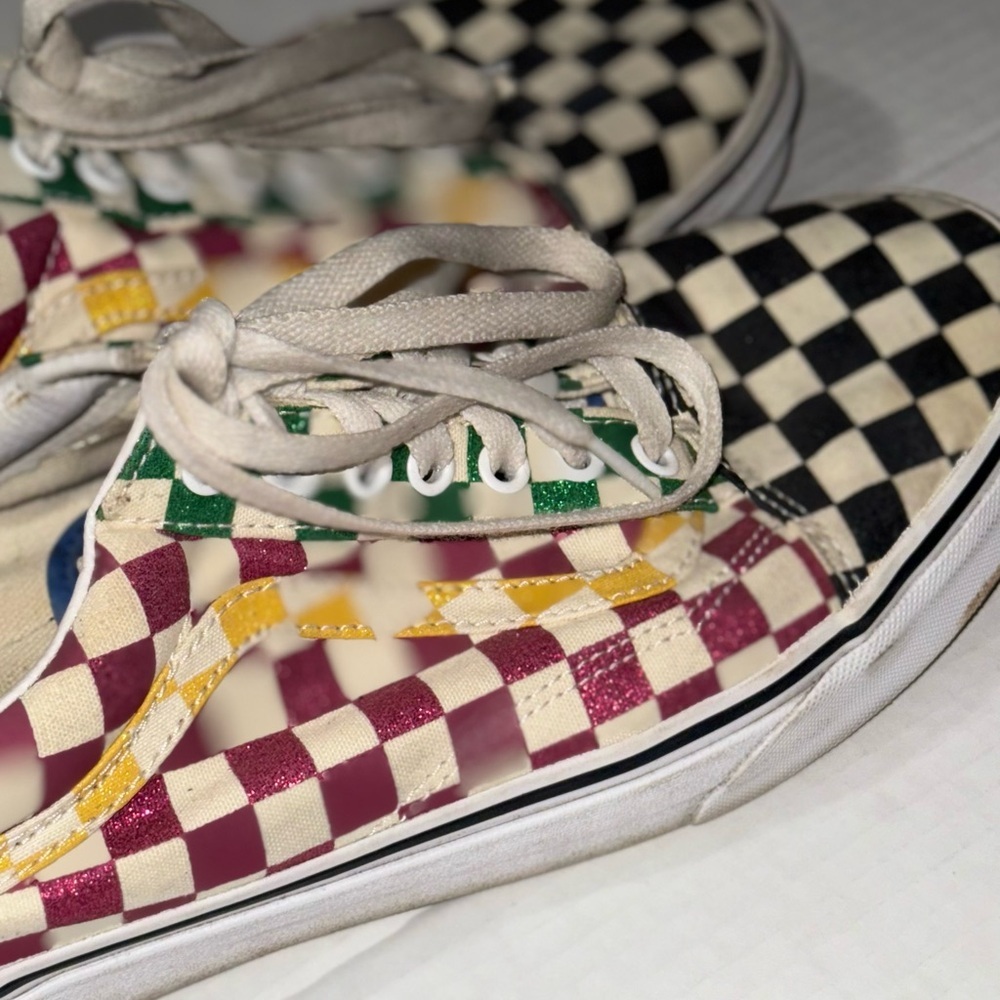 Glitter Vans Sneakers - Picture 4 of 7